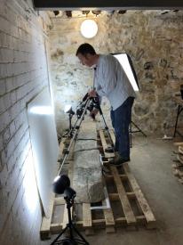 Tom conducting photogrammetry. Tom conducting photogrammetry.